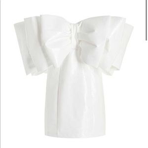 ROTATE Natalie Bow-Detailed Taffeta Mini Dress, Size: EU 36